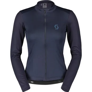 cyklistický dres Dámský dres SCOTT Endurance 10 dl. rukáv Dark Blue/Metal Blue - vel. XS r.24