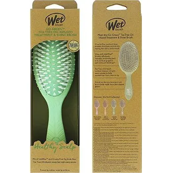 kartáč na vlasy Wet Brush Go Green Treatment & Shine Tea Tree kartáč