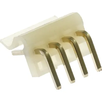 Xinya Konektor se zámkem, 4 piny (1x4), do DPS, RM3.96mm, úhlový 90°, pozlacený