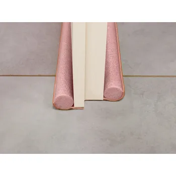 Těsnění do okna a dveří PRŮVANEX | Oboustranná těsnicí lišta proti průvanu pod dveře černá