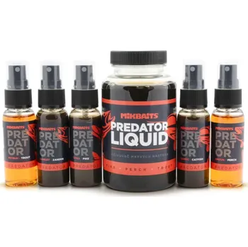 Návnadové aroma MIKBAITS Predator spray 30ml - Sumec