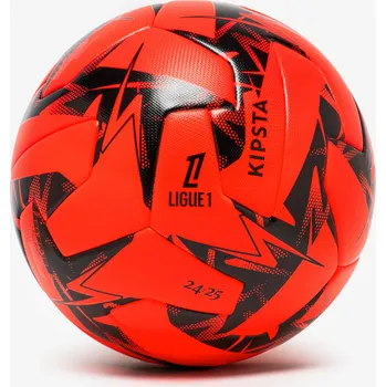 Fotbalový míč KIPSTA Fotbalový míč 1. ligy McDonald's oficiální replika 2024/2025 velikost 5 5 ORANŽOVÁ|RŮŽOVÁ