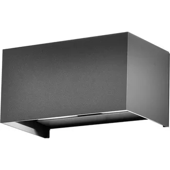 LED panel Šedé fasádní LED svítidlo obdelníkové 24W IP65 - Teplá bílá - LED Solution - 2979 - 2979