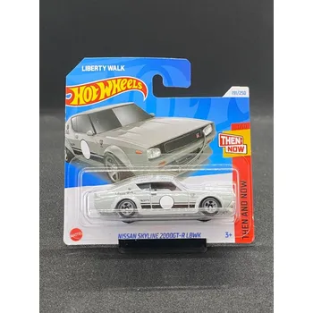 autíčko Hot Wheels - Nissan Skyline 2000GT-R LBWK grey NOVÉ