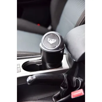 Odpadkový koš DRIVE | Odpadkový koš do auta s víkem PUSH | 670 ml | do držáku na nápoje Dedra