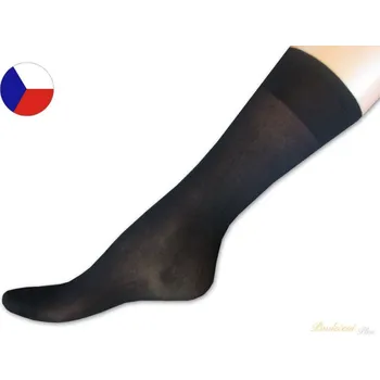 Dámské punčochy Silonkové podkolenky Světlana zdravotní černé 2 páry