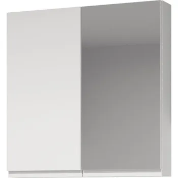 Koupelnový nábytek Cersanit Moduo Zrcadlová skříňka s boční skříňkou 80x80 cm, bílá