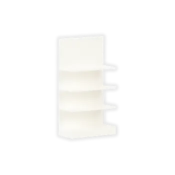 Knihovna Výstavní regál Bílá 1:64