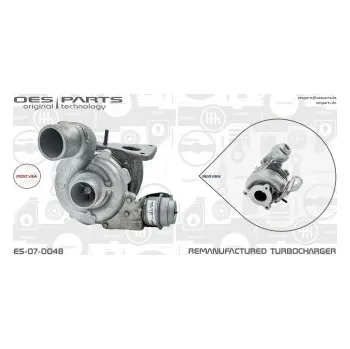 Turbodmychadlo Dmychadlo, plnění RENAULT, 708639, OES, ES-07-0048