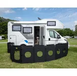 Camp4 Přenosný výběh pro psa černý 8 ks…