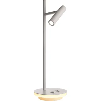 Lampička Deko-Light LED stolní lampa Brahe, bílá - Ø základny 15 cm bílá (RAL 9016) 1 x 4,8 W LED (hlava) + 1 x 2 W LED (sokl) - Doprava zdarma
