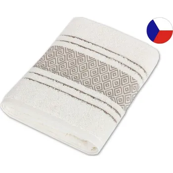 Ručník Luxusní froté ručník 50x100 Mozaika krémová 550g