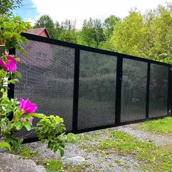 brána Tahokov brána dvoukřídlá š. 4000 x v. 1200 Zn+komaxit (černá, hnědá, šedá, zelená aj.)