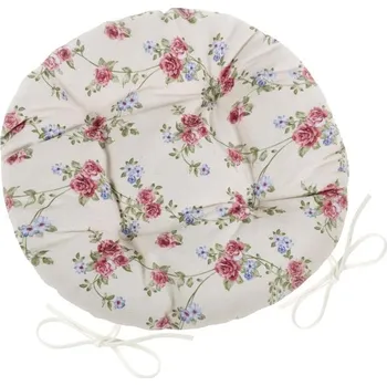 Podsedák Bellatex Sedák DITA kulatý prošívaný Smetanová,Růžová,Zelená