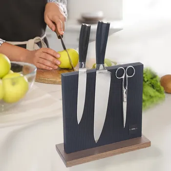 Hrnec ORION Stojan na nože oboustranný magnetický BLACK