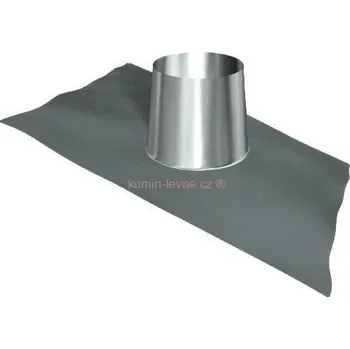 Komín Střešní průchodka 35-50° Pb okraj 120-30 mm