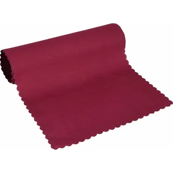 Forbyt Ubrus s nešpinivou úpravou, Deštík metráž , bordový Úprava okrajů: Pouze ustřižené