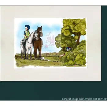 Pohlednice 'Caught Short' od Emily Cole