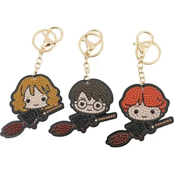 Diamantové malování Diamantové malování sada klíčenek Harry Potter 3 ks