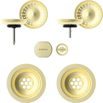 Granitový dřez Schock viditelné části White gold 400063WGO