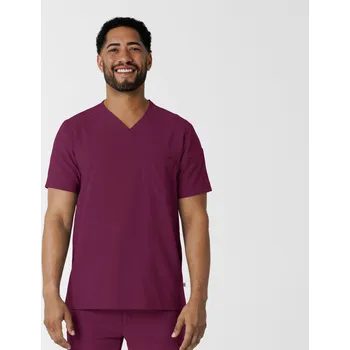 Pánská košile WonderWink Halena DEXTER MAN, různé barvy Velikost XXXXXL WINE