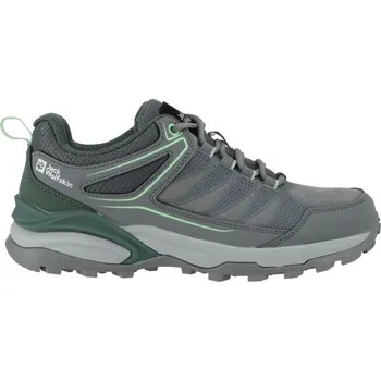 Dámská treková obuv Dámská treková obuv Jack Wolfskin CROSS TRAIL LOW W 4 Šedá, Zelená