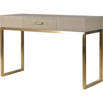 Konzolový stolek Luxusní kožený konzolový stůl Ostrich se zásuvkou 120cm