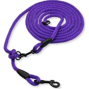 Vodítko pro psa PafDog® Přepínací nastavitelné vodítko 12mm, 11 délek, fialové DÉLKA VODÍTKA: 2.5 metru