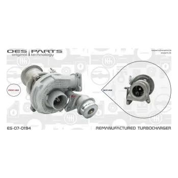 Turbodmychadlo Dmychadlo, plnění MERCEDES, 6680960199, 668096019980, 6680960299, 668096029980, 6680960399, 668096039980, 6680960499, 668096049980, A6680960399, A668096039980, A6680960499, OES, ES-07-0194
