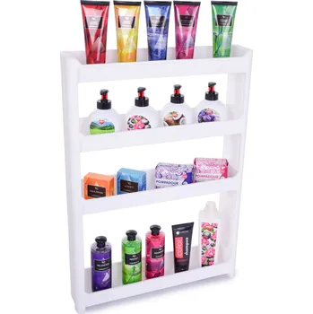 regál Dedra SLIM úzký organizér na kolečkách 4 patra 11,5 cm