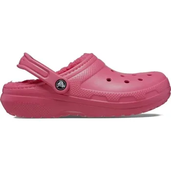 Dámské pantofle Crocs Classic Fuzz Lined Clog M4W6 Růžová