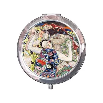 Kosmetické zrcátko Plumeria Plu - Kosmetické zrcátko G. Klimt The Virgin - 7 cm