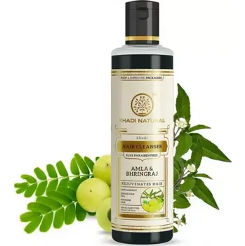 Šampon Šampon na vlasy Amla & Bhringraj, Khadi Natural