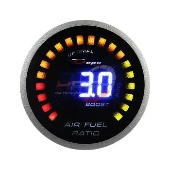 Budík Přídavný budík Depo Racing Digital 2in1 - tlak turba elektronický + bohatost směsi (A/F ratio)