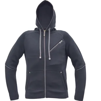pracovní mikina CERVA NEURUM mikina s kapucí Barva: černá, Velikost: 2XL