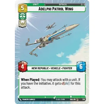 Sběratelská karetní hra Adelphi Patrol Wing 370 - Shadows of the Galaxy Extra Typ karty: Standard