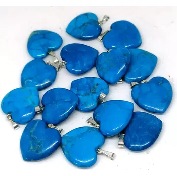 Party dekorace Tyrkenitové srdíčko velké tmavé