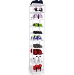 BOTOŠTOS® | vysoký regál na boty 10patrový | botník s protiskluzovými policemi | výška 140 cm Dedra