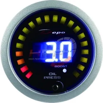 Budík Přídavný budík Depo Racing Digital 2in1 - tlak turba elektronický + tlak oleje
