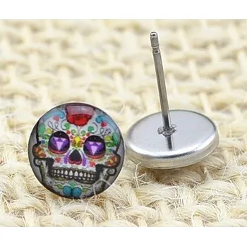 Náušnice Prosperk Náušnice pecky lebka S2927