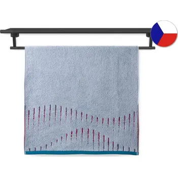 Ručník Luxusní ručník 50x100 TERRY SUNSET OCEAN 500g šedomodrý