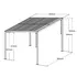 Pergola Lanit Plast Bioclimatic 3 x 3 m antracit
