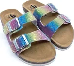 Pantofle Best Feet duhové 39, Vnitřní délka boty: 24,0 cm