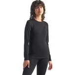 Dámské merino tričko s dlouhým rukávem ICEBREAKER Wmns 260 Tech LS Crewe, Black velikost: M