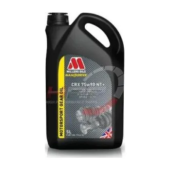 Závodní převodový olej Millers Oils Nanodrive Motorsport CRX 75w90 NT+ - 5l - plně syntetický olej, pro synchronní i sekvenční přev., bezuzávěry i samosvory