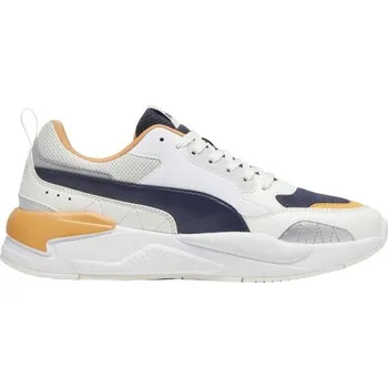 Pánské tenisky Pánské volnočasové boty Puma X-RAY 2 SQUARE 9.5 Bílá, Modrá, Žlutá