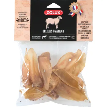 Pamlsek pro psa Zolux S.A.S. Pochoutka Jehněčí uši 100g Zolux