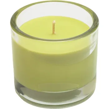 Svíčka Textilomanie MINNESOTA LIGHT GREEN 9 cm zelená