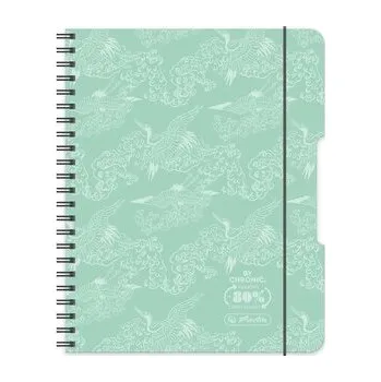 Set školních potřeb Brulion na spirali A4/80K kratka mięta (2szt)