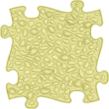 ortopedická podložka MUFFIK Ortopedická podložka - Oblázky tvrdé Pastelová žlutá MFK-012-2-1-17